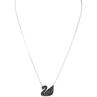 Swarovski Iconic Swan Pendant Black 5347329