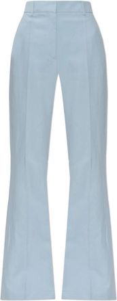 Sportmax Fragola Broeken - Dames - Wijde Broeken - Blauw - 2XS - Broeken