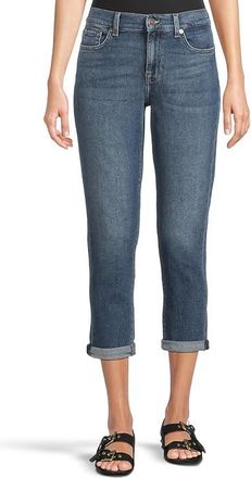 7 For All Mankind Josefina Womens Jeans Sacramento : 30 27.5, Cotton/Denim/Modal