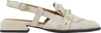 VIA VAI Jazz Tammi Sandalen - Dames - Ballerinas - Beige - 39 EU - Leer - Schoenen