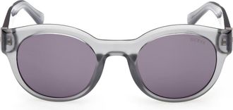 Guess Round Sunglasses in Grey/Violet at Nordstrom Rack