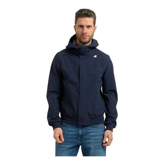 K-Way K-Way, Bomber Jackets, male, Blue, Size: 2XL Joachim Bonded Jacket