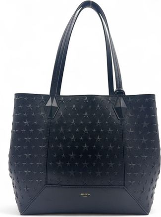 Jimmy Choo London Pimlico Star Embossed Tote Bag