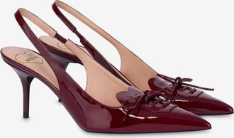 Love Moschino Slingback in vernice - Rosso