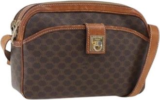 Celine Pre-owned Cross Body Bags, female, Brown, Size: ONE SIZE Pre-owned Plastic Vintage Cross Body Bag