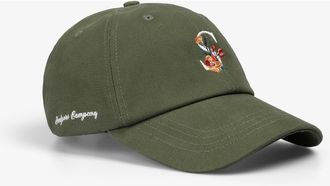 Scalpers Flower Cap in Khaki at Nordstrom