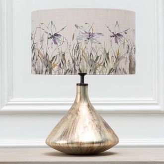 Voyage Maison Luna Table Lamp With Nightingale Eva Lampshade in Gold