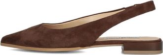 Stefano Lauran Slingbacks 72251 - Dames - Ballerinas - Bruin - 40 EU - Su&egrave;de - Schoenen