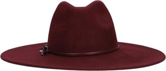 Ted Baker Heetar Fedora - Dames - Accessoires - Rood - Maat: ONE Size Zijde