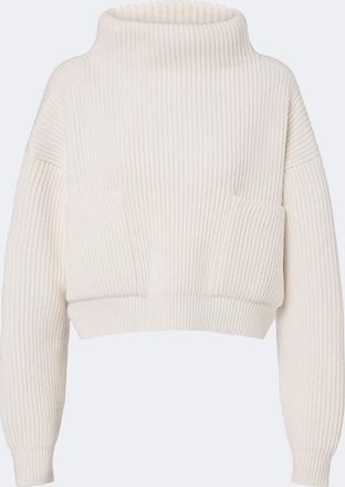 Alaia Ala&iuml;a Pullover in lana e cashmere a coste