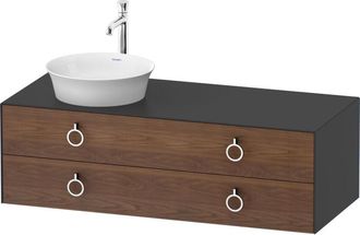 Duravit Duravit - Tulip Blanco, Mueble De Ba&ntilde;o Colgado En La Pared, Ancho