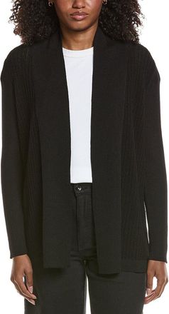 Anne Klein Ribbed-Front Cardigan