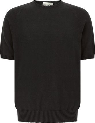 Maryya Black Cotton Sweater