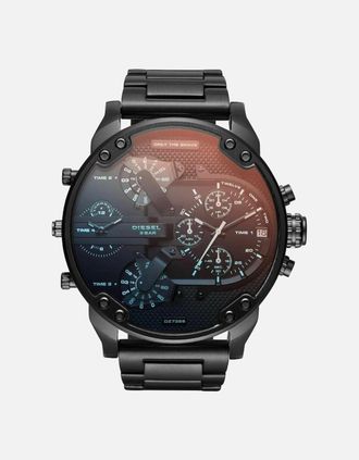 Diesel Mens Diesel DZ7395 Mr Daddy 2.0 Black Stainless Steel Mens Watch