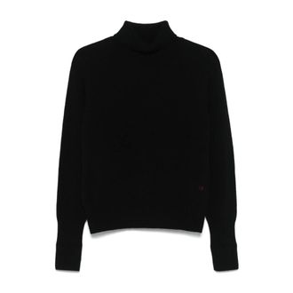 Victoria Beckham Ribbed-Knit Turtleneck Jumper - female - Victoria Beckham - Turtlenecks - Black - M - Knitwear