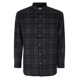 Dunst Camicia in flanella a quadri BD - - Shirts - Uomo - Blu - S