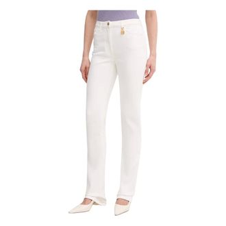 Elisabetta Franchi Donna, Jeans, Bianco, W25, new