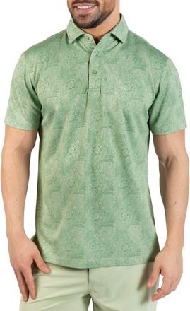 Tailorbyrd Knit Polo in Moss Green at Nordstrom Rack, Size Xx-Large