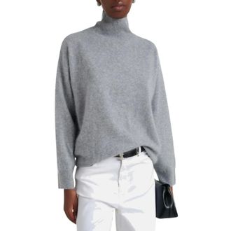 Max Mara Coltrui van geborstelde wol - Dames - Truien - Grijs - Maat: M Wol