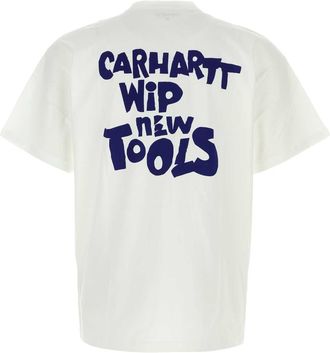 Carhartt Work in Progress Organic Cotton Logo T-Shirt - White