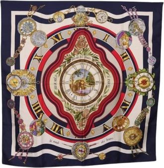Herm&egrave;s Pre-owned Silk Scarf - Dames - Vintage Accessoires - Veelkleurig - ONE Size - Vintage