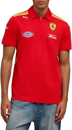 Puma Ferrari Hypercar Replica Polo in Puma Red at Nordstrom, Size Xx-Large