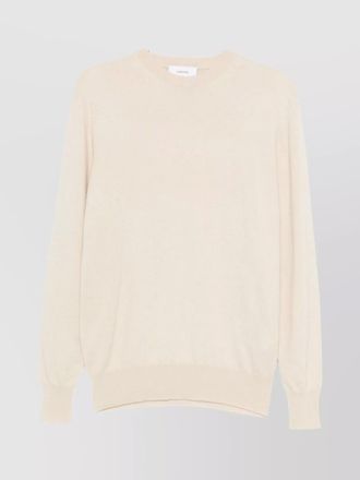 Lardini ribbed cashmere crew neck jumper