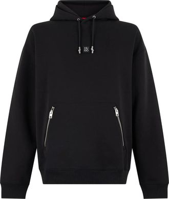 HUGO BOSS Dargenhood Hoodie - Heren - Hoodies - Zwart - S - Katoen - Hoodies & sweatvesten