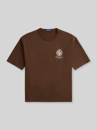 Polo Ralph Lauren Regular Fit T-Shirt aus reiner Baumwolle in Mittelbraun, Gr&ouml;&szlig;e XXL