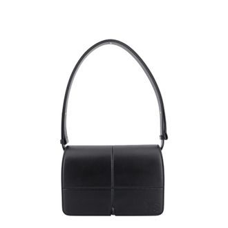 Burberry Black Leather Snip Shoulder Bag