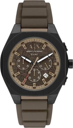 A|X Armani Exchange Sync Chronograph Quartz Brown Dial Mens Watch AX4293