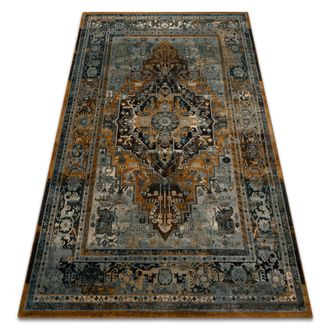 RugsX Rugsx - Alfombra De Lana Polonia Alhambra Ornamento, Marco Co&ntilde;ac Yellow 170x235 Cm