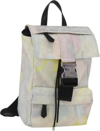 Fendi Pre-owned Backpacks, female, Multicolor, Size: ONE SIZE Pre-owned Vintage Nylon Backpack