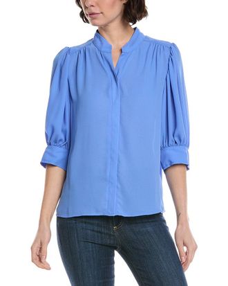 CeCe by Cynthia Steffe Cece Open Collar Top