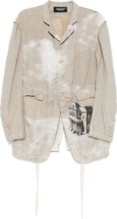 Undercover Blazer con stampa - Toni neutri
