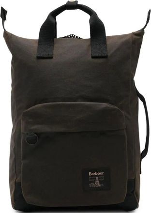 Barbour Field Waxed Rugzak - Heren - Tassen - Veelkleurig - Maat: ONE Size Katoen