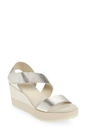 Pedro Garcia Fely Platform Wedge Sneaker in Sterling at Nordstrom Rack, Size 7Us / 37Eu