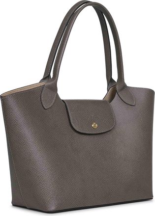 Longchamp Womens Shoulder Bag &Eacute;pure Mud Leather Calf