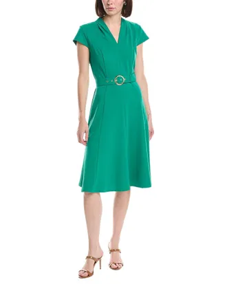 Sharagano Short Sleeve A Line Dress