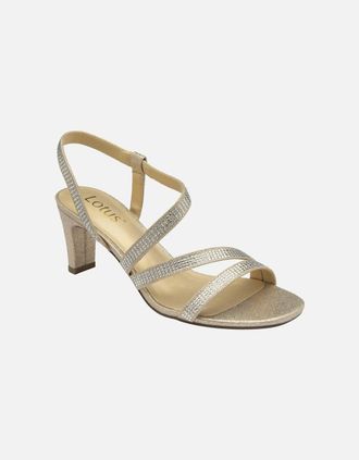 Lotus Womens Bernadette Womens Heeled Sandals - Tan - Size: 3