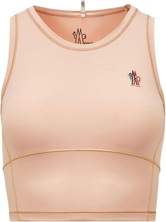 Moncler Top de Sport Court - Dames - Tops zonder mouwen - Roze - S - Tops