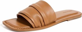 Free People Womens Evelyn Slip On Sandals In Luggage