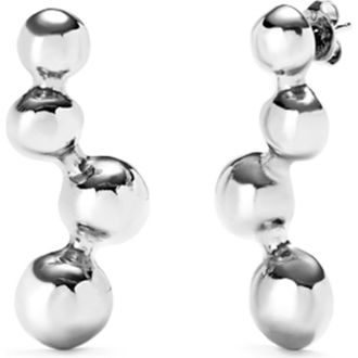 UNOde50 Drop Earrings With Beads in Silver at Nordstrom