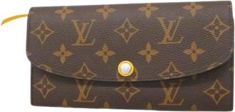 Louis Vuitton Pre-owned Wallets, female, Brown, Size: ONE SIZE Pre-owned Vintage Long wallet (bi-fold)