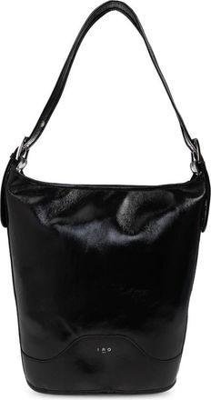 Iro Zyke Schoudertas - Dames - Schoudertassen - Zwart - ONE Size - Leer - Tassen