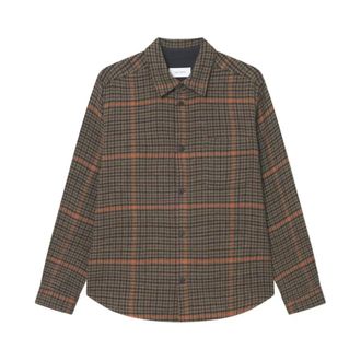 Les Deux Houndstooth Overshirt - Heren - Casual Overhemden - Veelkleurig - M - Overhemden