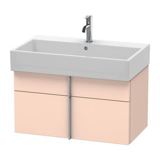 Duravit Duravit Vero Air Mueble De Pared 78,4 X 43,1 Cm, 1 Caj&oacute;n, 1 Extra&iacute;ble, Para Vero Air 235080, Color (frente/cuerpo): Albaricoque Perla Seda Laca Mate -