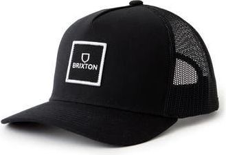 Brixton Alpha Block x C MP Trucker Hat in Black at Nordstrom Rack