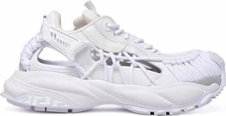 Versace Trainer Basse - Dames - Sneakers - Wit - 37 1/2 EU - Leer - Schoenen