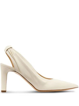 Gabriela Hearst Amari gathered-detail pumps - Neutrals